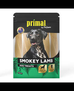 Dogs: Primal Dog Treats Smokey Lamb
