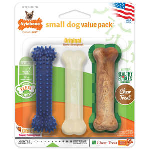 Dog Toys: Nylabone Small Dog 3pk