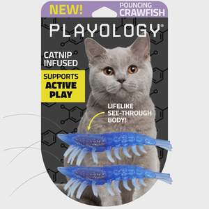 New Cat: Playology 2-Pk Crawfish Cat Toy