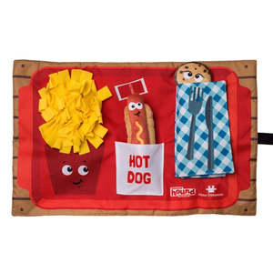 Dogs: Outward Hound Activity Matz Fast Food Fun Dog Puzzle Mat, Multicolored