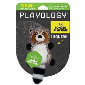 Dogs: Playology Plushies Raccoon - Sweet Potato Small