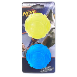 Dogs: Nerf Sonic Ball Translucent 2pk Blue/Green