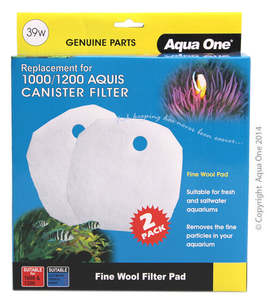 Fish Filtration: Aqua One Aquis 1000 1200 Wool