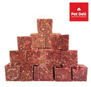 Dog Raw Food: Combo Pack: Chicken + Veal + Beef