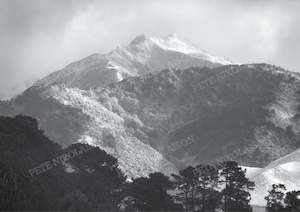Tararuas: MITRE PEAK BW