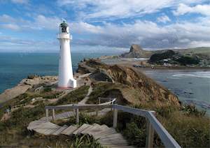 Buildings: CASTLEPOINT LIGHTHOUSE