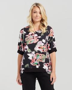 Womens Tops: Havana Top - Lavender Vision