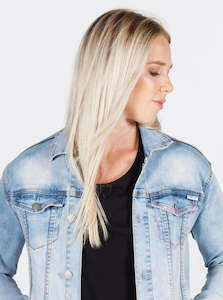Home Lee: Classic Denim Jacket - Snow Wash