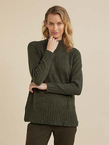 Yarra Trail: Roll Neck Raglan Jumper