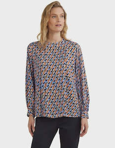Pantile Print Top