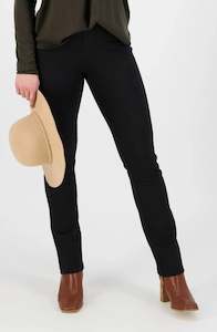 Slim Leg Ponti Pull On - Black