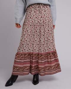 Skirts: Elle Floral Maxi Skirt