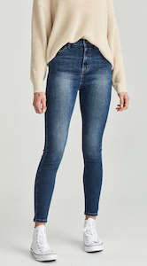 Jeans: Bowie  Ankle Grazer  - Dark Blue