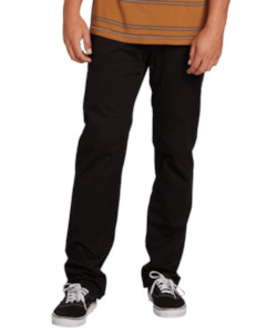 Casual Pants: Solver Lite 5 Pocket Pant - Black