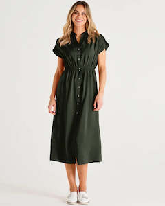 Betty Basic 1: Simone Dress - Olive