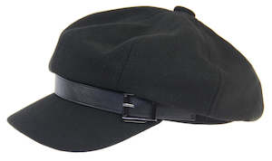 Amberlene: Baker Boy With Buckle - Black