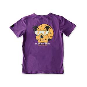 Hello Stranger: Future Is Bright SS Tee - Purple