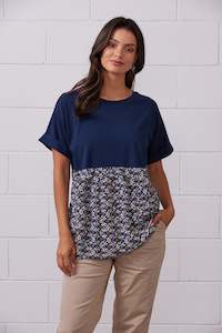 Fiona Top - Navy