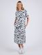 Stencil Floral Tee Dress