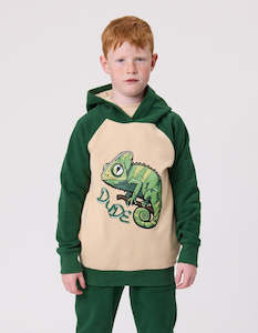 Boys 2 8yrs: Chameleon Dude Raglan Hood