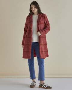 Betty Basic 1: Wanda Coat - Rouge Red