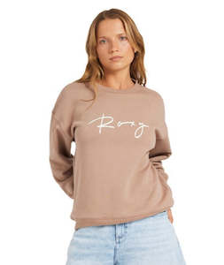 Sale: Perfect Place Brushed Crew - Portabella