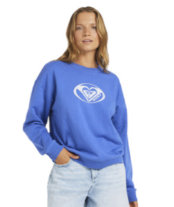 Sale: Perfect Place Brushed Crew - Dazzling Blue