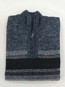 Menswear: Branson 1/4 Zip - Indigo