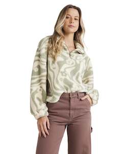 Womenswear: Golden Groove Half Zip Crew