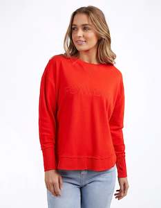 Simplified Crew - Bright Red