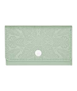 Handbags Wallets 1: Crazy Diamond Tri Fold Wallet - Laurel Green