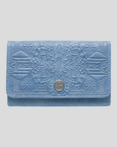 Handbags Wallets 1: Crazy Diamond Tri Fold Wallet - Grapemist