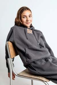 Girls 8 14yrs: ATHS Hoodie - Charcoal