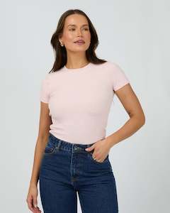 Bella Tee - Blush Marble