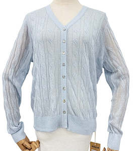 Womenswear: Lightweight Summer Cardi - Light Blue