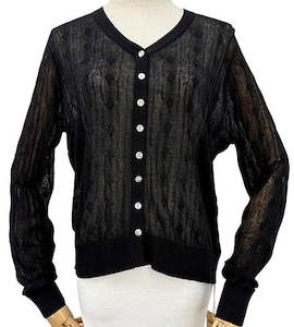 Lightweight Summer Cardi - Black
