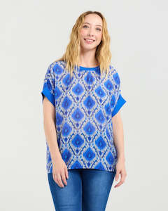 Fashion Tops: Olivia Top - Paisley Painting