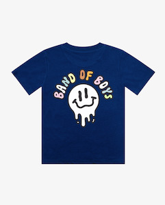Boys 2 8yrs: Navy BOB Smiles Tee