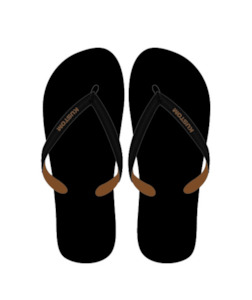 Mens F: Blend Base Thong - Black/Tan