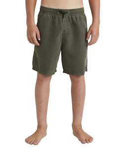 Boys 8 14yrs: Boys All Day OVD Layback Short - Dark Military