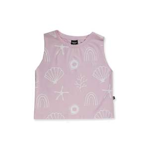 Girls 2 8yrs: Sea Shell Tank - Pink