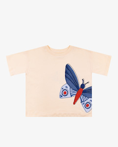 Cream Mini Flutter Tee