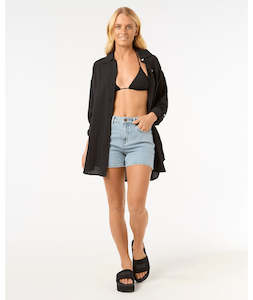 Premium Surf Holiday Shirt - Black