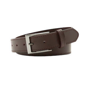 Mens Belts: 5098 McAllister Leather Belt - Brown