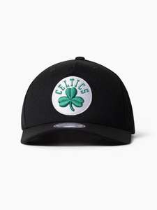 NBA Black W/ Team Logo Flex 110 Snapback - Boston Celtics
