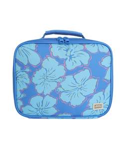 Happy Hibicus Lunch Box - Tidal Blue
