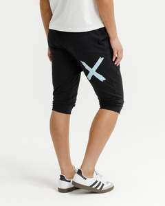 Womenswear: 3/4 Apartment Pant - Sapphire/Ivory X