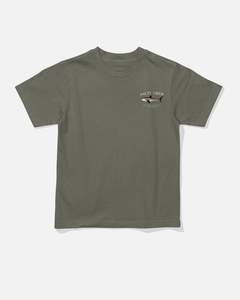 Bruce Toddler SS Tee - Dusty Olive