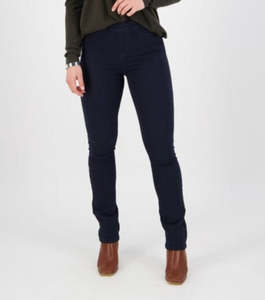 Slim Leg Knit Denim Pull On - Carbon