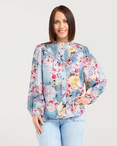 Gina Blouse - Floral Haze
